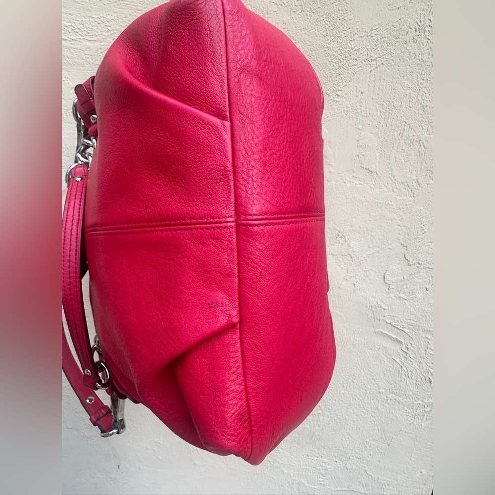 🌹Y2K Red Coach Brooke Leather Shoulder Bag 14142 🌹 - Picture 4 of 9